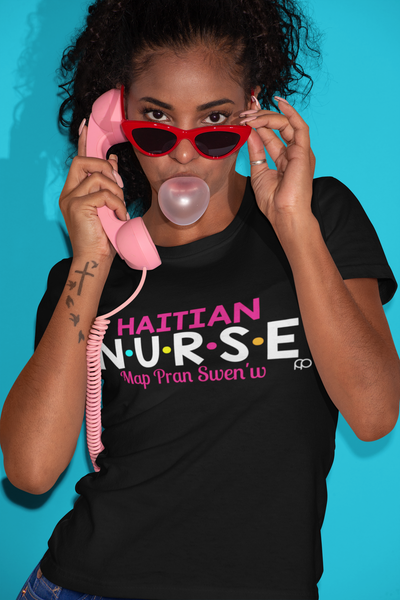 Haitian Nurse short sleeve t-shirt